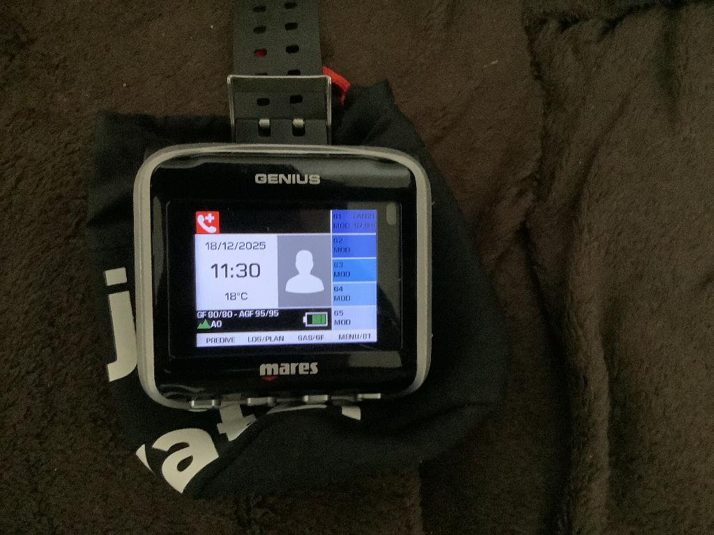 Duikcomputer, Sports nautiques & Bateaux, Plongée, Enlèvement ou Envoi, Comme neuf, Ordinateur de plongée