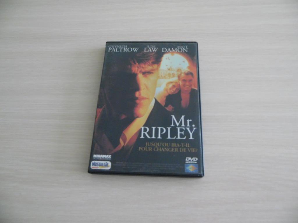 MENEER RIPLEY, Cd's en Dvd's, Dvd's | Thrillers en Misdaad, Zo goed als nieuw, Actiethriller, Vanaf 6 jaar, Ophalen of Verzenden