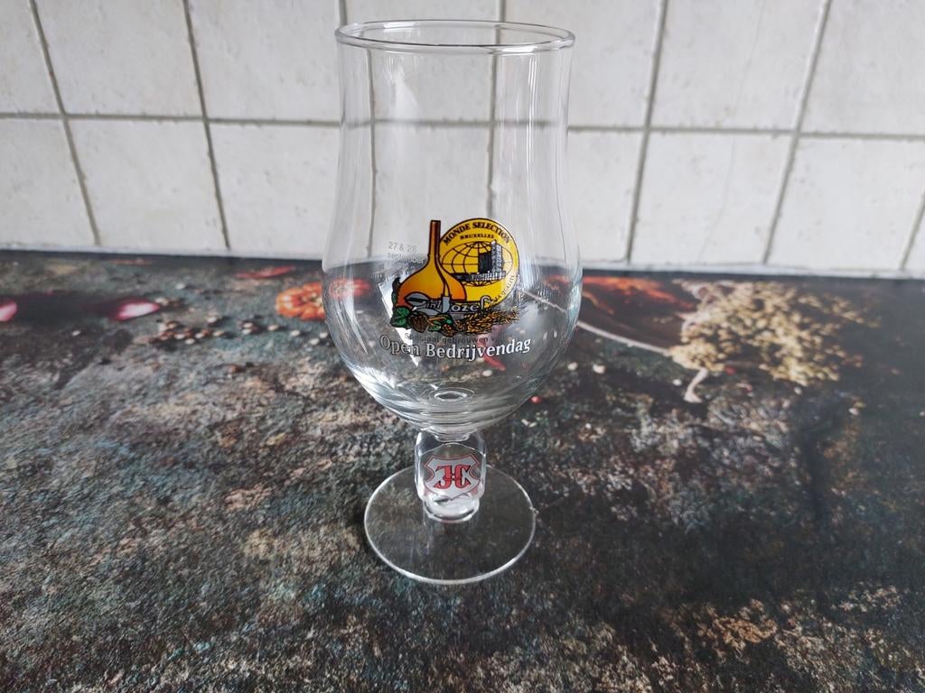 Bierglas open bedrijvendag brouwerij Sint Jozef, Ophalen of Verzenden, Zo goed als nieuw, Glas of Glazen, Overige merken