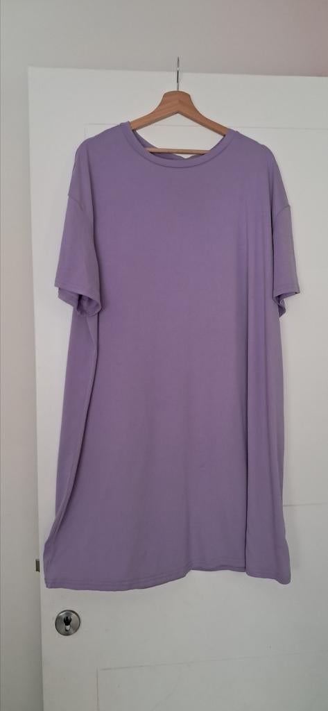 Mooi licht paarse tshirt - tuniek - jurk - sweaterjurk., Kleding | Dames, Grote Maten, Gedragen, Jurk, Ophalen of Verzenden