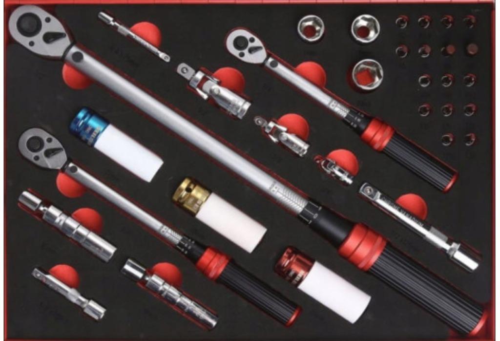 Kit de clés dynamométriques avec douilles, Autos : Divers, Outils de voiture, Envoi