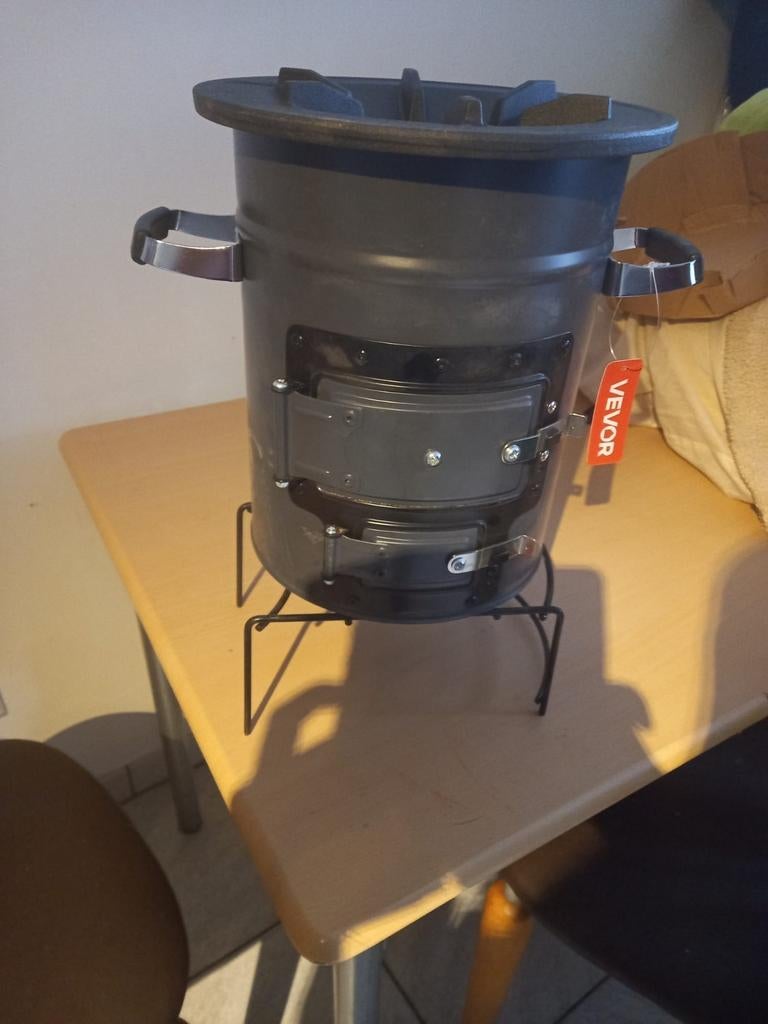 Rokcket stove nooit gebruikt zit nog in doos nieuw, Huis en Inrichting, Ophalen, Overige brandstoffen, Vrijstaand, Nieuw