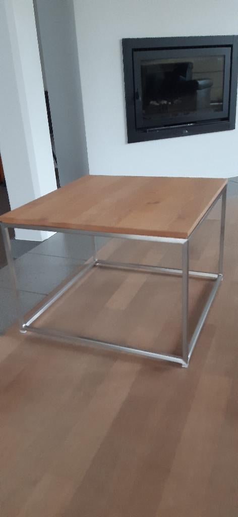 vierkante hoektafeltje, Ophalen, Minder dan 55 cm, Vierkant, Zo goed als nieuw