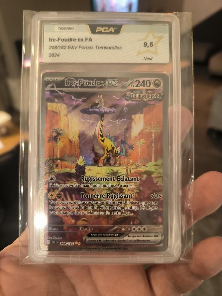 Carte pokemon gradée ire foudre ex, Enlèvement, Comme neuf