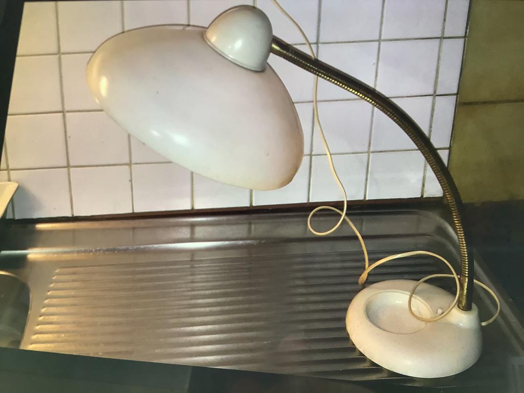 Vintage bureaulamp, Ophalen of Verzenden, Gebruikt, Kunststof, Minder dan 50 cm