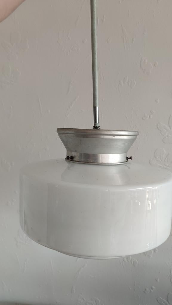 Lampe suspendue Opaline, Maison & Meubles, Enlèvement ou Envoi, Comme neuf