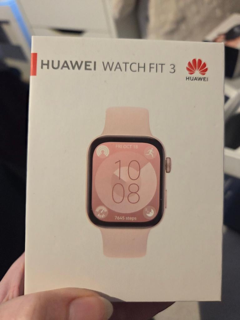 Huawei Smart Watch Fit 3, Bijoux, Sacs & Beauté, Montres connectées, Enlèvement ou Envoi, Rose, Comme neuf, Huawei