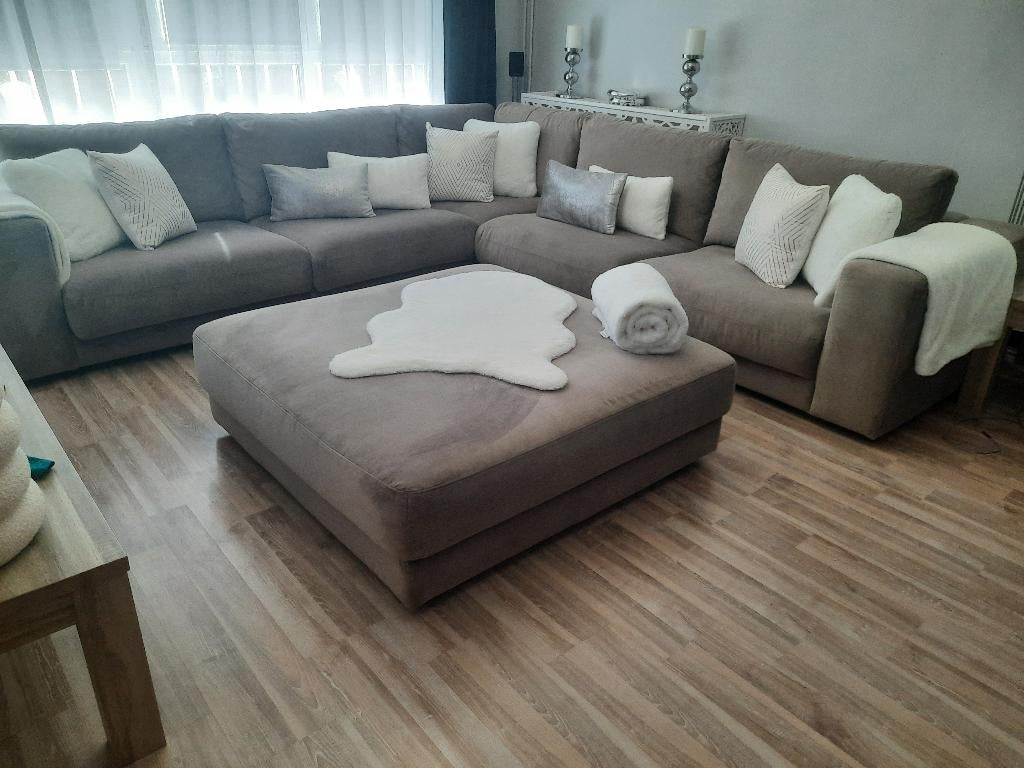 Canapé d angle, Maison & Meubles, Enlèvement, Comme neuf, Tissus