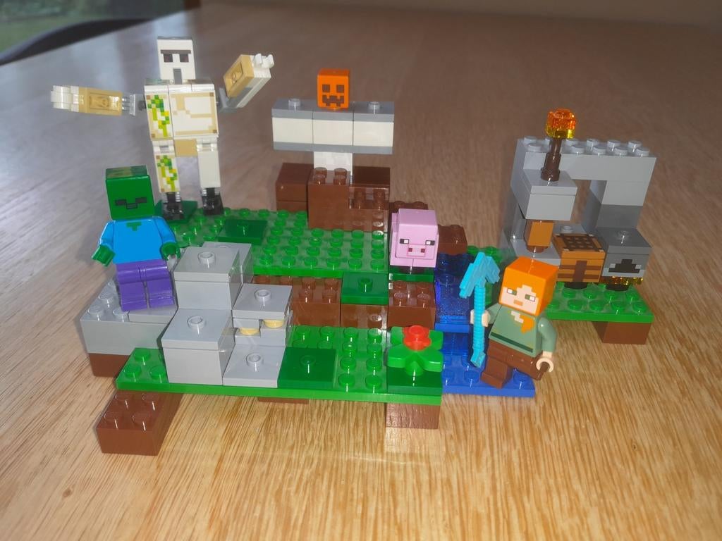 Lego Minecraft 21123, Le Golem de Fer, Ophalen of Verzenden, Zo goed als nieuw, Lego