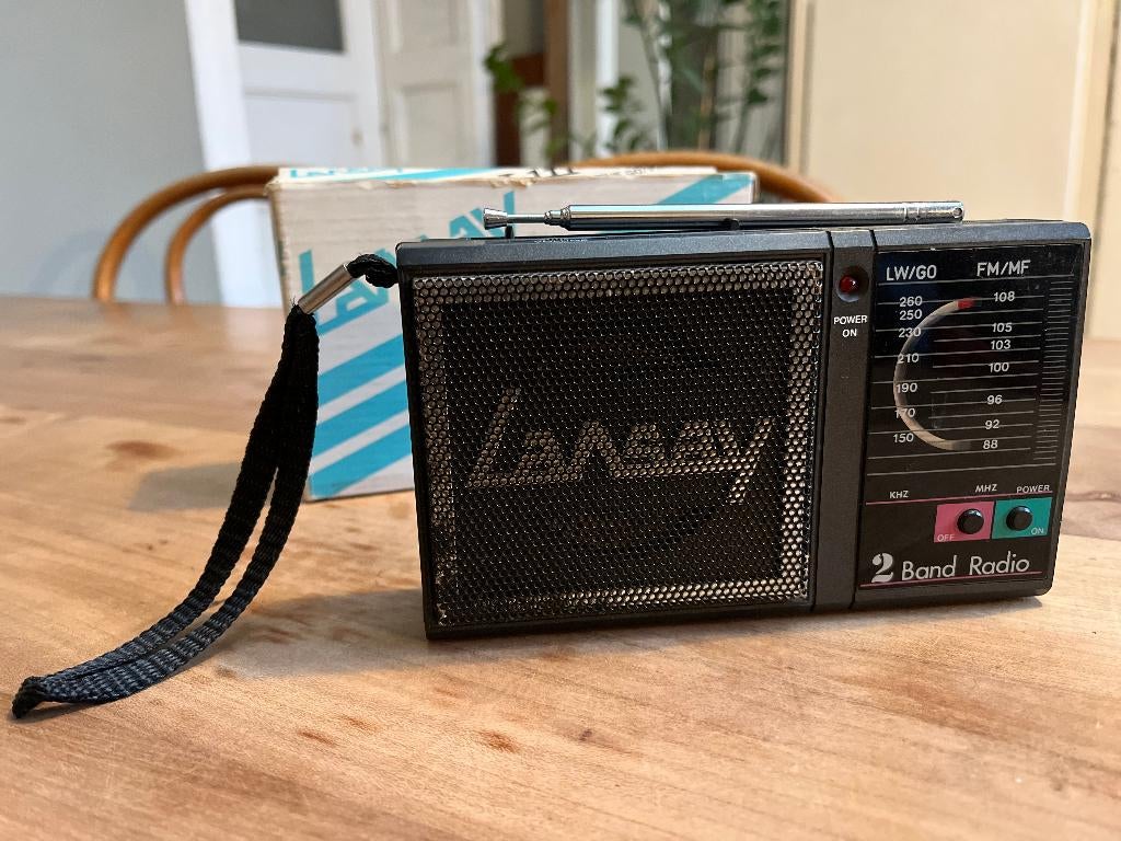Lansay Vintage AM/FM-radio, Ophalen of Verzenden, Zo goed als nieuw, Radio