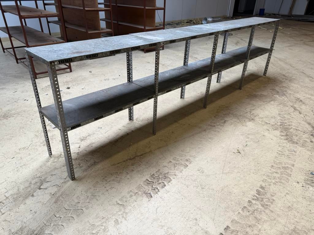 Wandstelling, legbord stelling, Ophalen