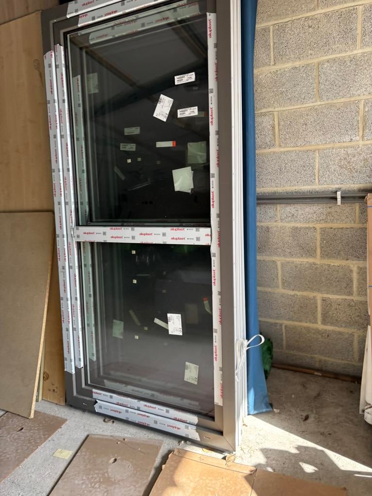 3 châssis pvc nouveaux, Bricolage & Construction, Enlèvement ou Envoi, Comme neuf, Double vitrage