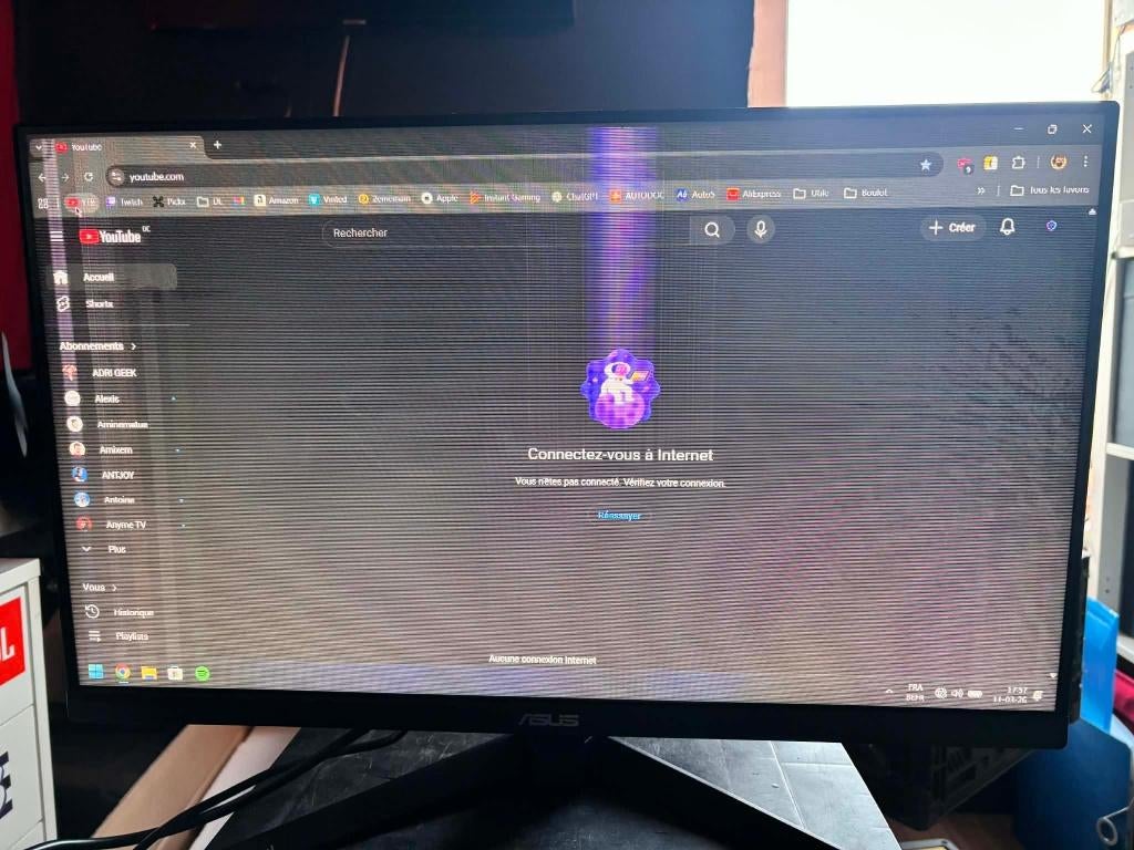 Lot de 2 écrans ASUS + MSI – pour pièces ou réparation, Informatique & Logiciels, Moniteurs, Gaming, Asus, 1 à 2 ms, Full HD