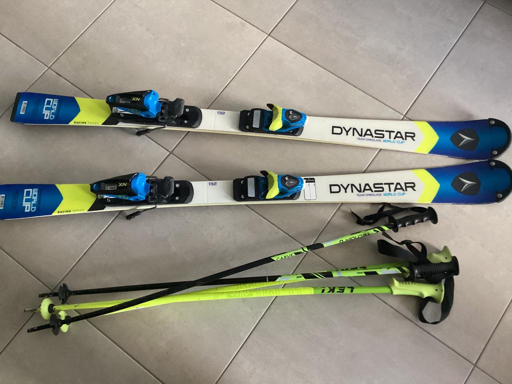 Skilatten Dynastar racelat (zeer goede staat) kinderen, Sports & Fitness, Enlèvement ou Envoi, Comme neuf