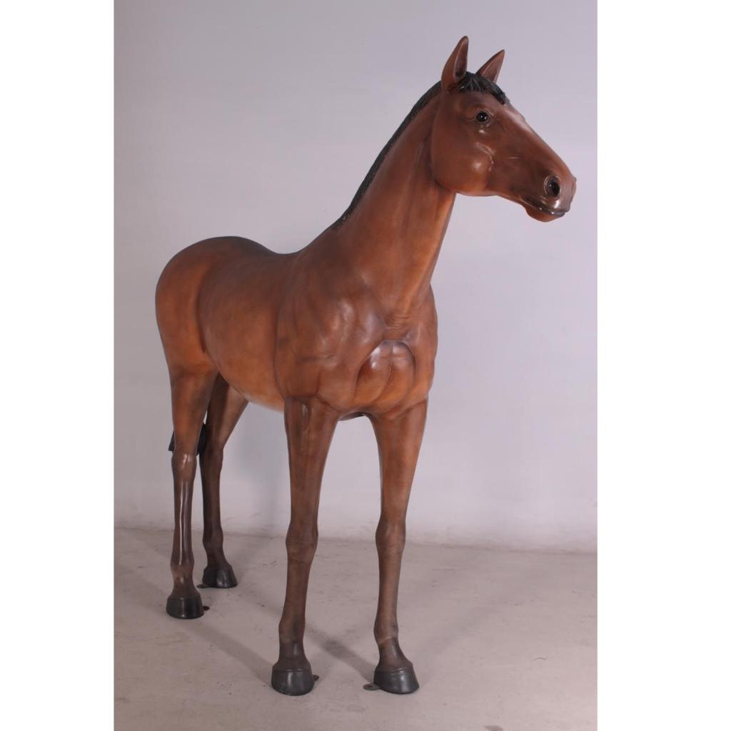 Cheval grandeur nature - Cheval 210/256 cm - taille réelle, Collections, Enlèvement, Neuf, Cheval