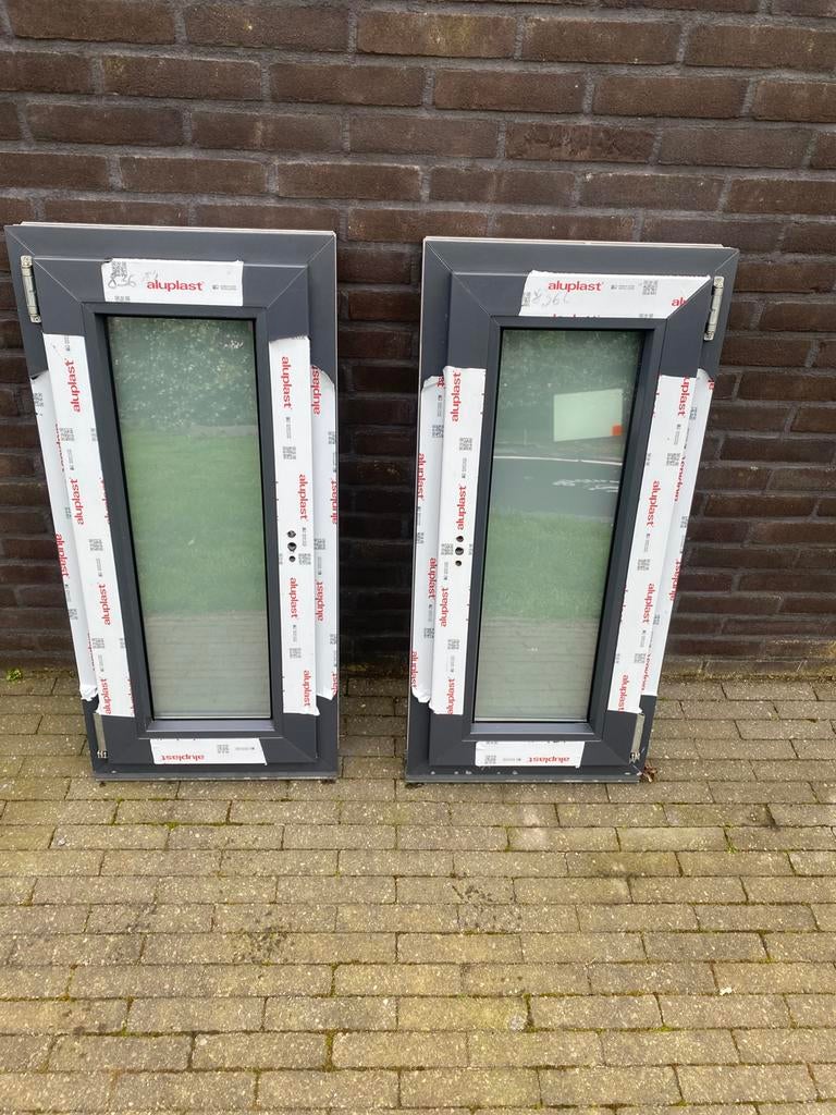 Fenêtres en PVC, Châssis de fenêtre, 75 à 150 cm, Comme neuf, Synthétique