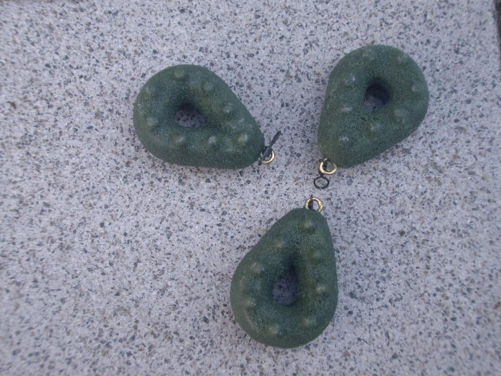 Per 20 x grippa lood in pvc kleur, bruin, zwart, groen......, Watersport en Boten, Ophalen, Nieuw, Dobber of Lood