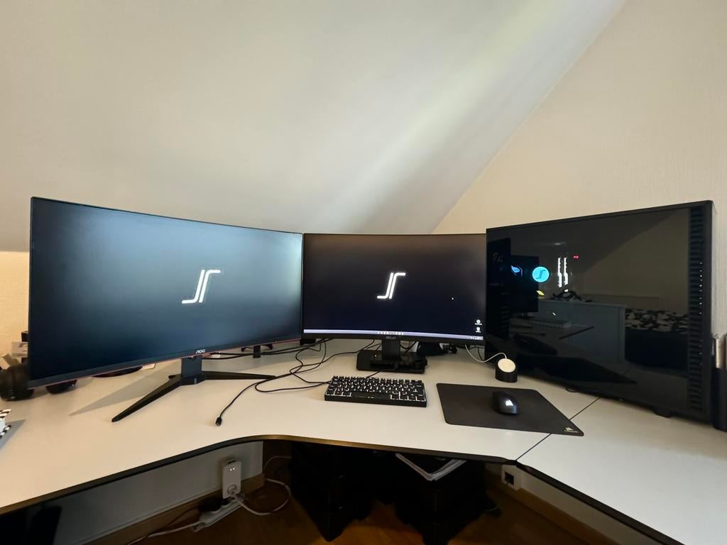 High-End Gaming/Workstation PC+Dual Monitor Setup, Games en Spelcomputers, Games | Pc, Ophalen, Zo goed als nieuw