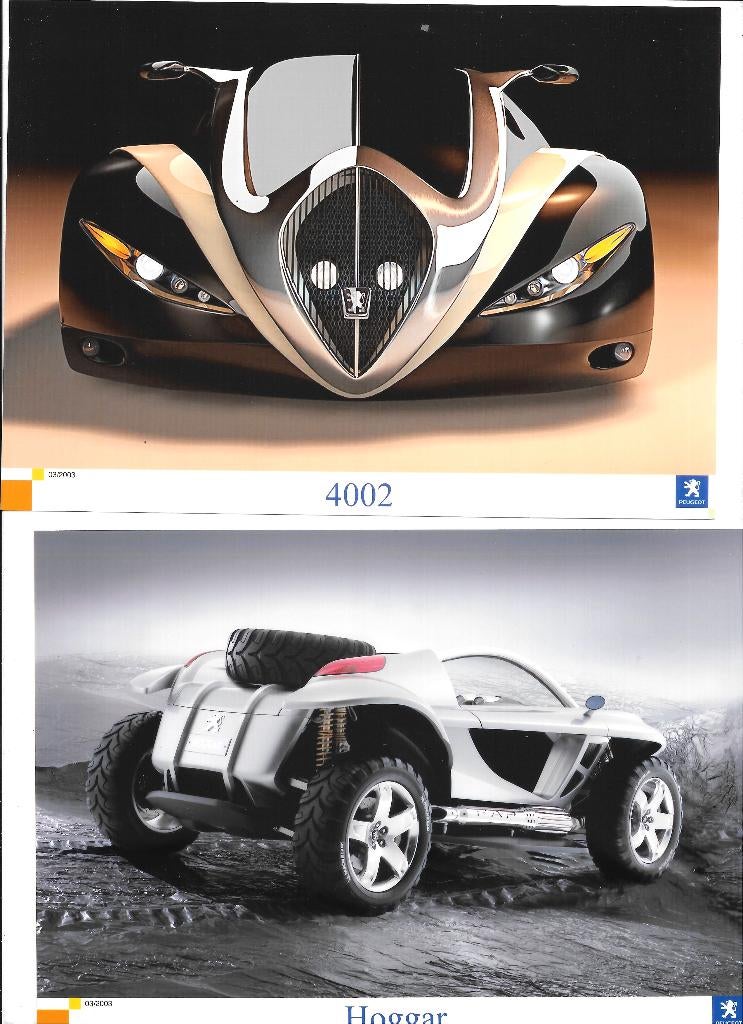 PEUGEOT CONCEPTCARS  persfoto's, Livres, Autos | Brochures & Magazines, Enlèvement ou Envoi, Comme neuf, Peugeot