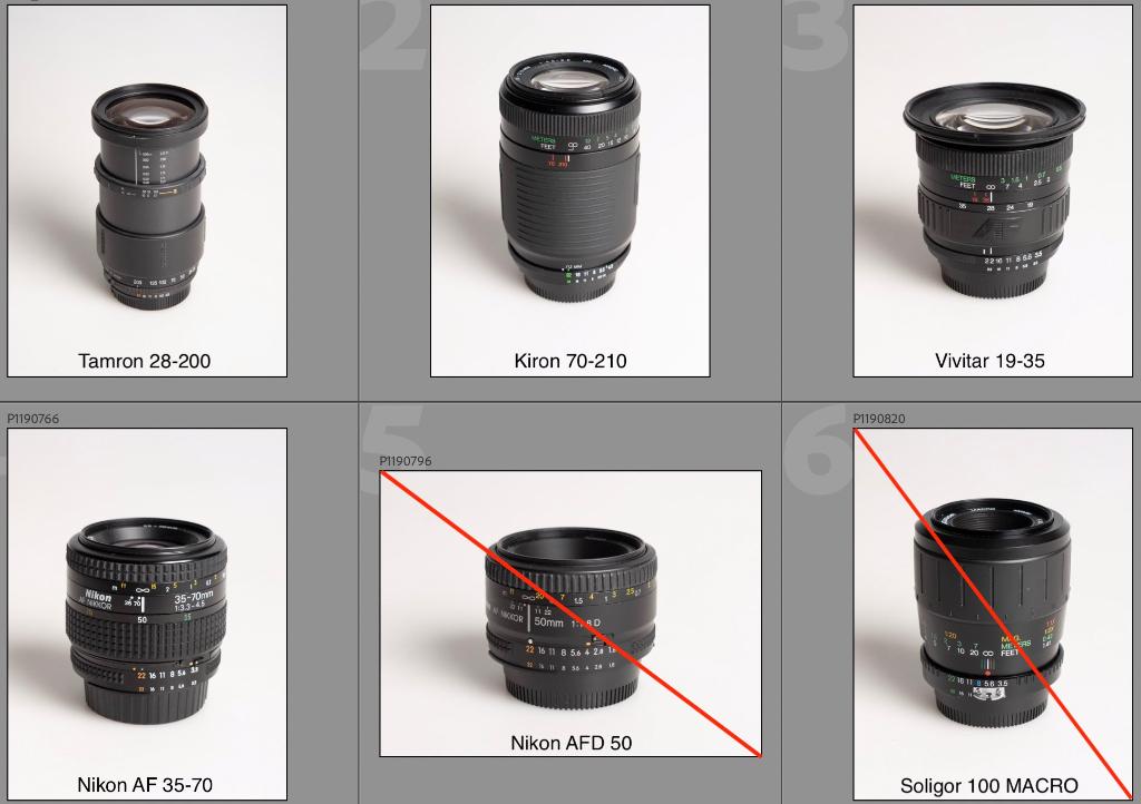 Objectifs Nikon 25€/p ou 80€ les 4, Enlèvement ou Envoi, Utilisé, Zoom