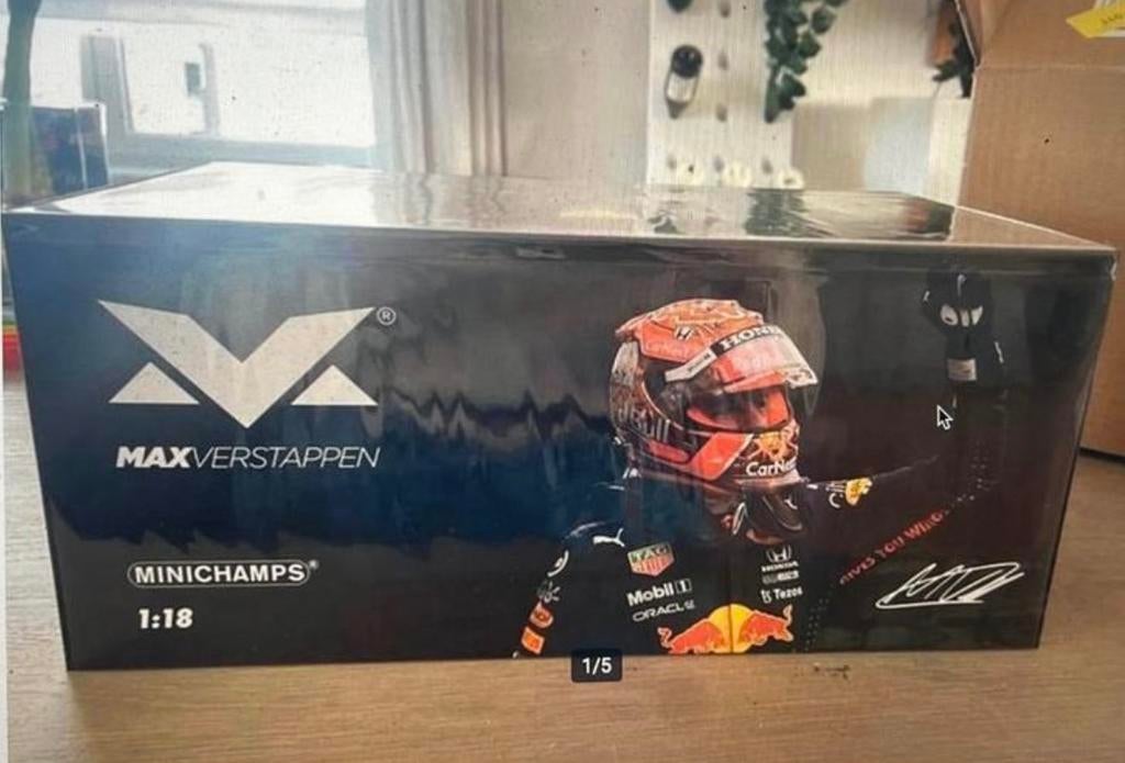 Max Verstappen Belgium Grand Prix 2021 Collectors item, Ophalen of Verzenden, Nieuw, Formule 1