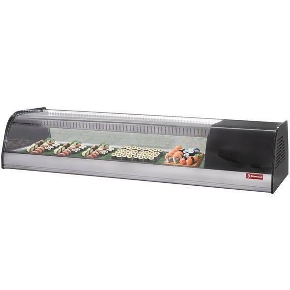 Vitrine Réfrigérée Sushi Diamond – Double Froid Statique, Electroménager, Réfrigérateurs & Frigos, Neuf, Enlèvement ou Envoi, 160 cm ou plus