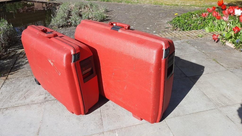 Samsonite valiezen, Gebruikt, Hard kunststof, 55 cm of meer, Ophalen