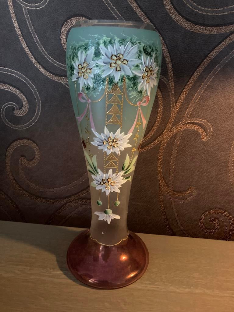 Beau vase ancien peint à la main, Antiquités & Art, Enlèvement