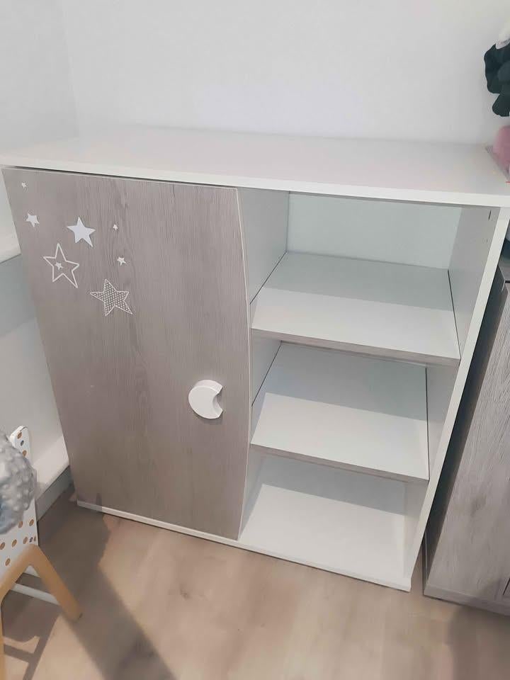 Table à langer + armoire, Utilisé, 50 à 100 cm, 1 ou 2 tiroirs, 50 à 75 cm