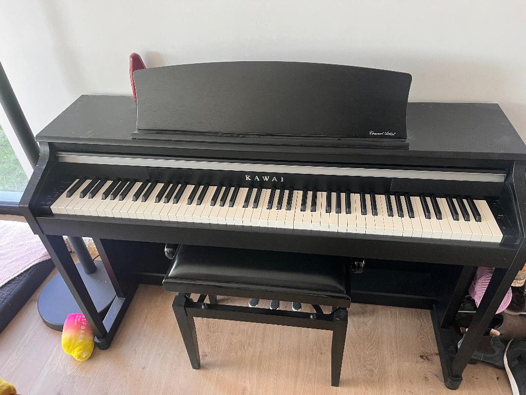 Kawai CA15 digitale piano – zo goed als nieuw –, Muziek en Instrumenten, Piano's, Zo goed als nieuw, Piano, Zwart, Digitaal, Ophalen