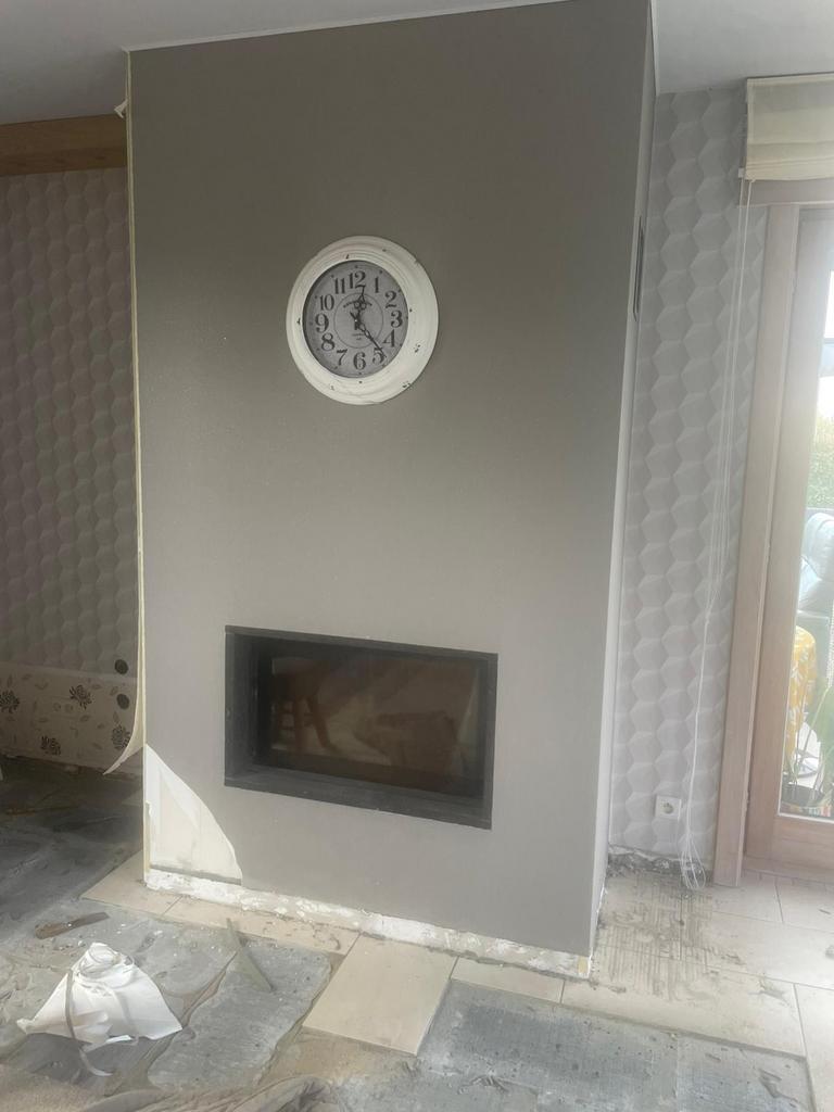 Inbouwhaard/casette, Huis en Inrichting, Haarden, Ophalen, Gebruikt, Inbouwhaard