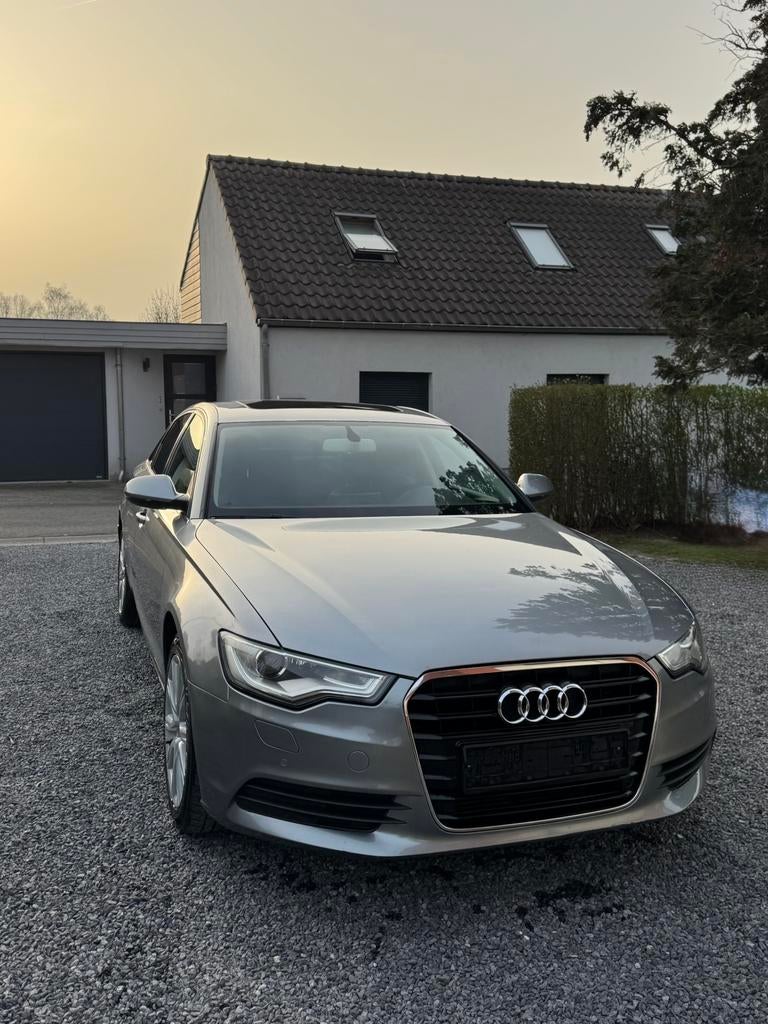 Audi A6 2.0 tfsi, Autos, Audi, Cuir, Argent ou Gris, Achat, Alarme