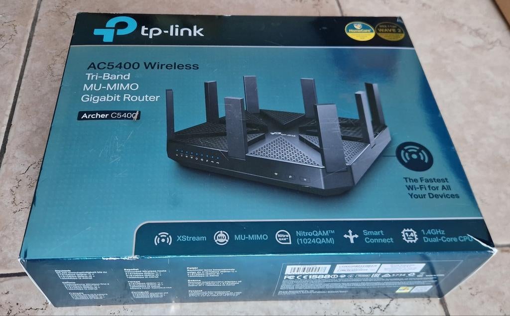 Archer C5400 de TP-Link. Bande WiFi : Tri-bande (2,4 GHz/5 G, CD & DVD, Blu-ray, Enlèvement