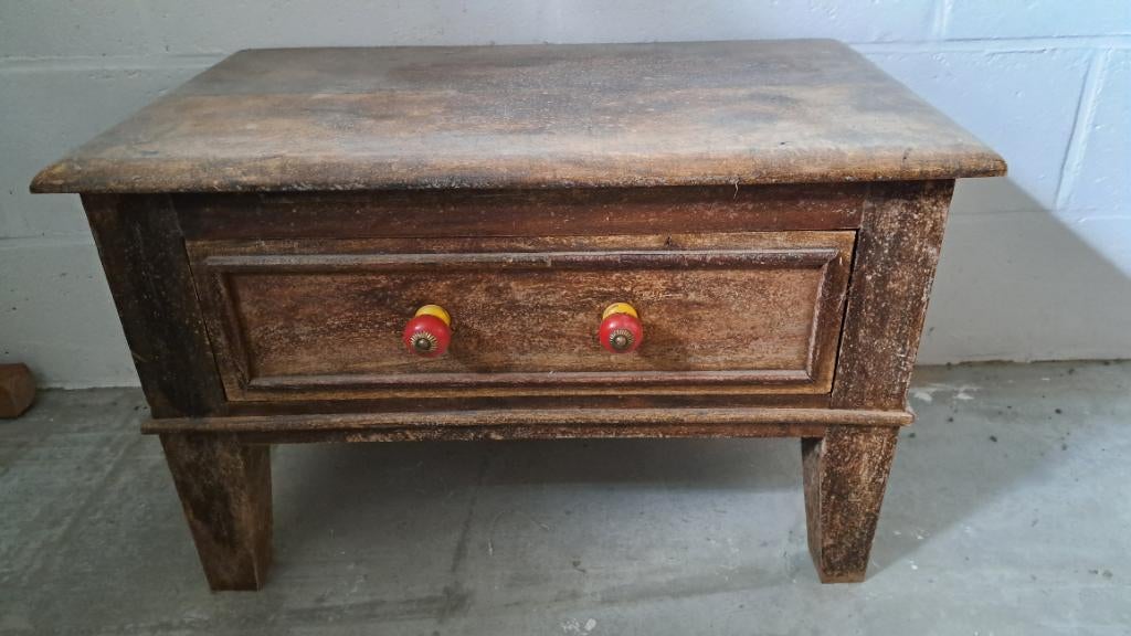 Petit meuble tiroir, Huis en Inrichting, Slaapkamer | Nachtkastjes, Ophalen, Gebruikt, 45 tot 65 cm, Minder dan 55 cm