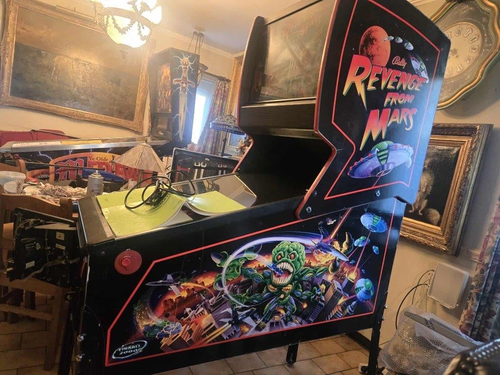 Originele Bally Revenge From Mars, Enlèvement, Utilisé, Flipper (jeu), Bally