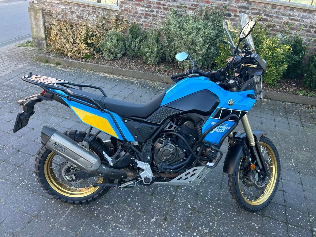 Yamaha tenere 700 rallye, Enlèvement, Utilisé
