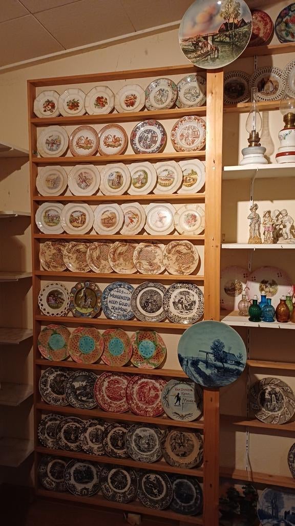 Antieke bordjes voor plate wall te Nieuwmoer, Antiek en Kunst, Ophalen