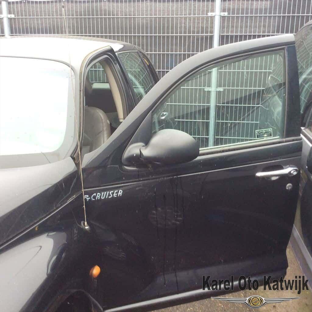 Voordeur links Chrysler PT Cruiser 2000-2004 kleur zwart, Gebruikt, -, Deur, Ophalen of Verzenden