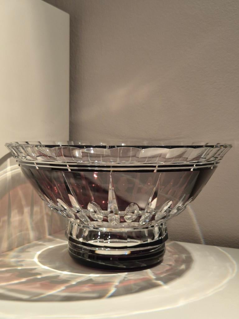 Coupe Solon en cristal Val Saint Lambert, Ophalen of Verzenden, Rond