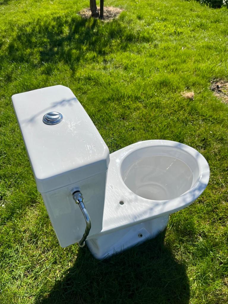 Toilette Neat Sphinx Duoblok - Réservoir inclus, Bricolage & Construction, Sanitaire, Comme neuf, Toilettes, Cuivre, Enlèvement