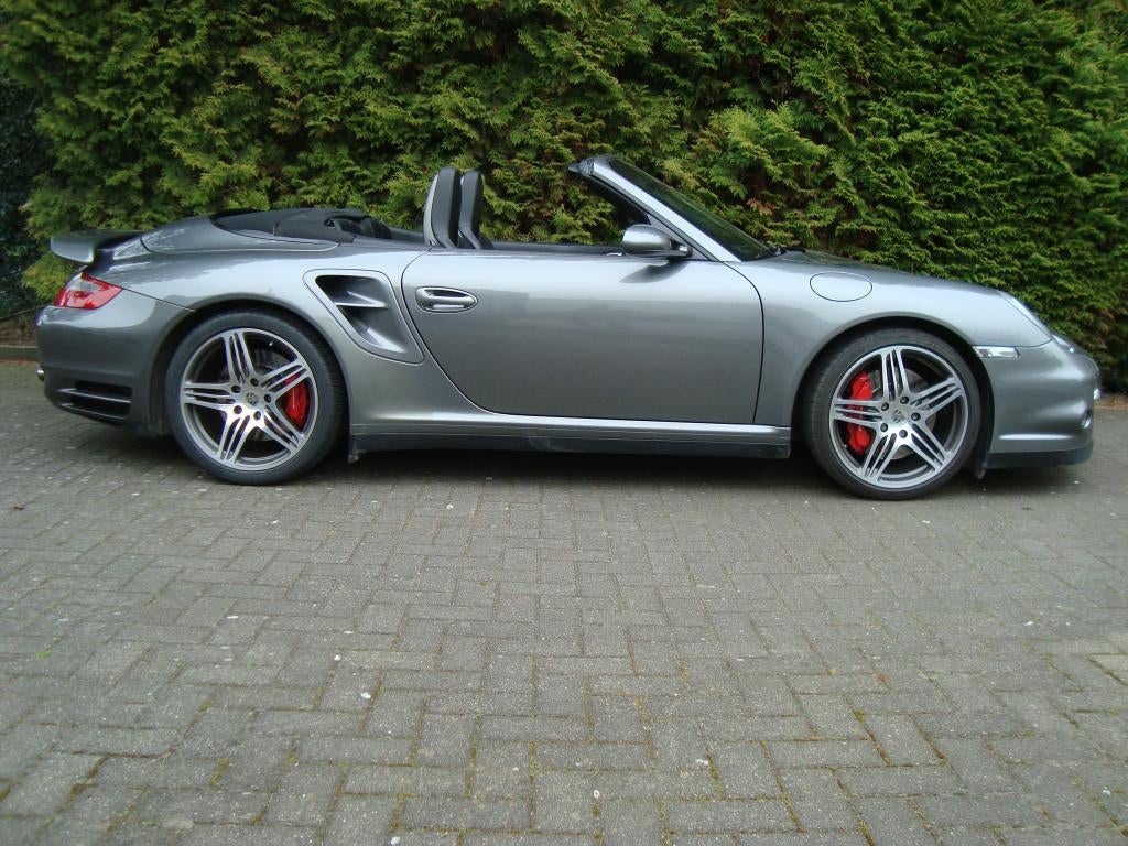 porsche 997 cabrio turbo, Auto's, Porsche, Automaat, Cabriolet, Leder, 3600 cc