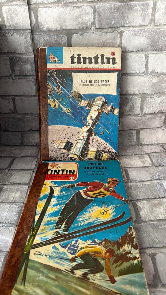 Lot 11 Recueils Journal TINTIN Belge Années 1961 à 1969, Livres, BD, Utilisé, Plusieurs BD, Enlèvement ou Envoi
