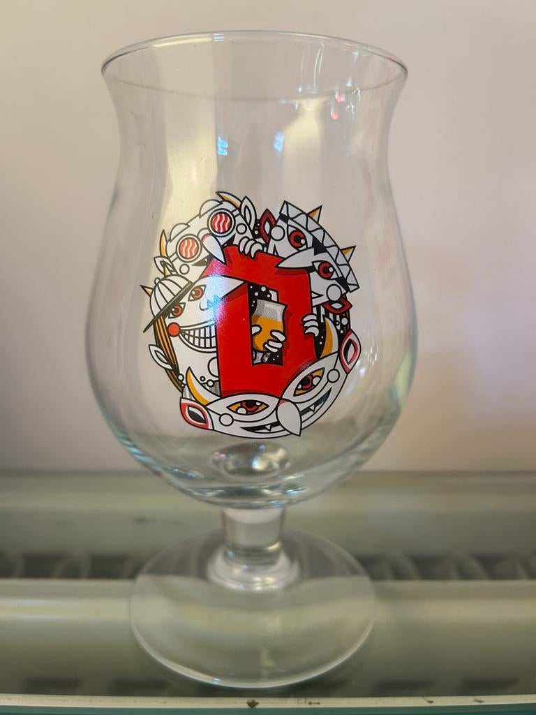 Verre Duvel Patrick Croes Collectors glass, Enlèvement, Neuf, Verre ou Verres, Duvel
