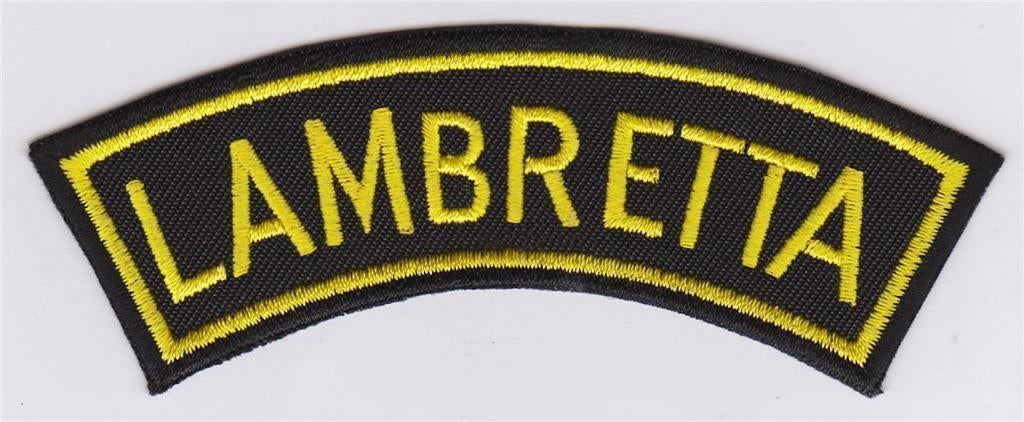 Lambretta stoffen opstrijk patch embleem #2, Motoren, Verzenden, Nieuw