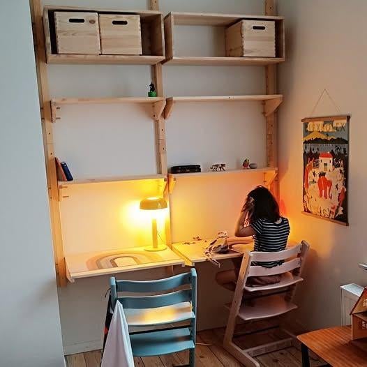 Etagères bureau enfant modulables - Astigarraga pin massif, Enlèvement, Comme neuf