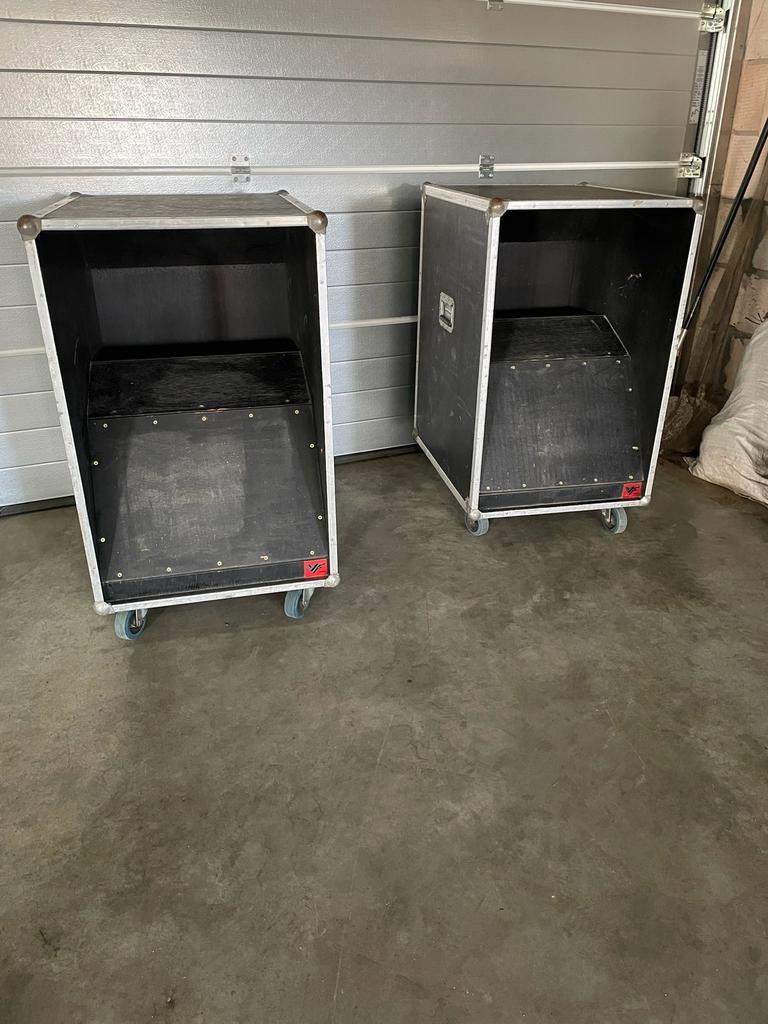 Mini Bass Bins met Amerikaanse Speakers - Mancave Set, Ophalen, Zo goed als nieuw