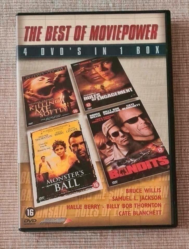 Coffret 4 DVD « The best of moviepower », CD & DVD, Enlèvement ou Envoi, Comme neuf