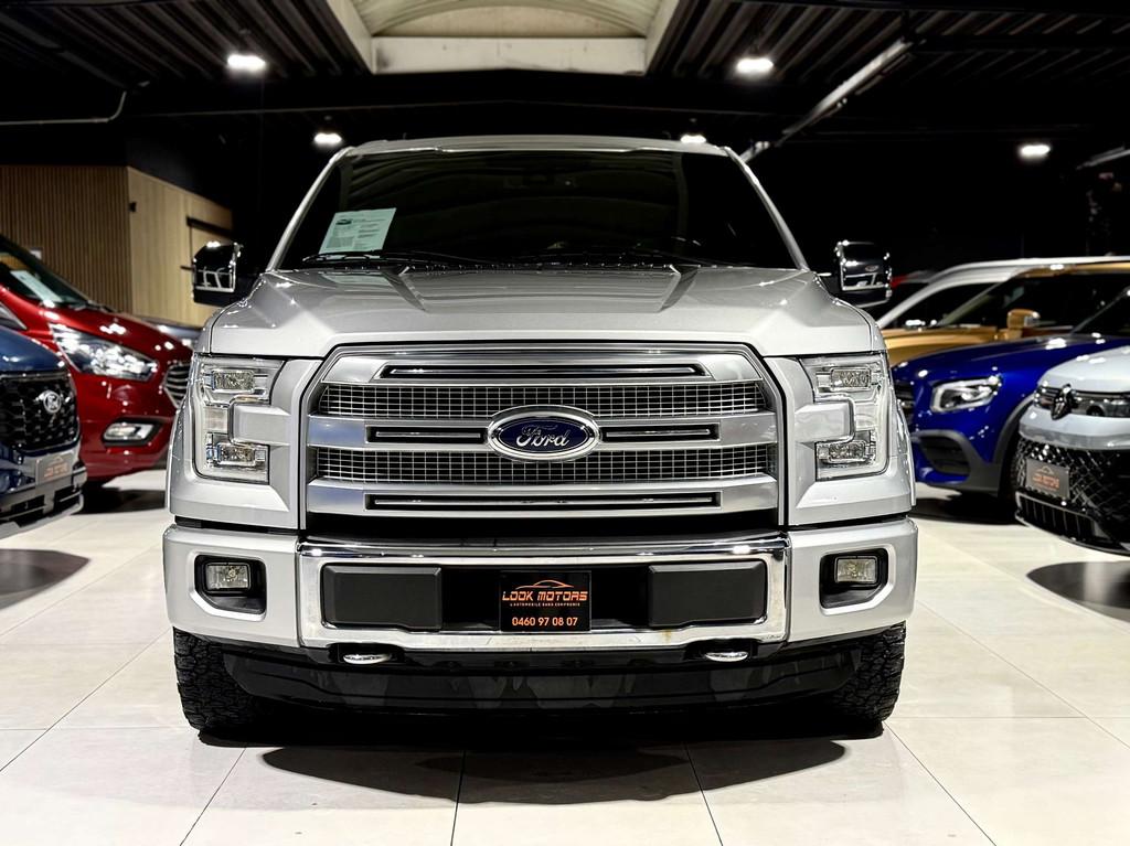 Ford USA F-150 3.5 EcoBOOST 370cv PLATINIUM LPG PANO CAMERA, Autos, Camionnettes & Utilitaires, Cuir, Argent ou Gris, Achat, Noir