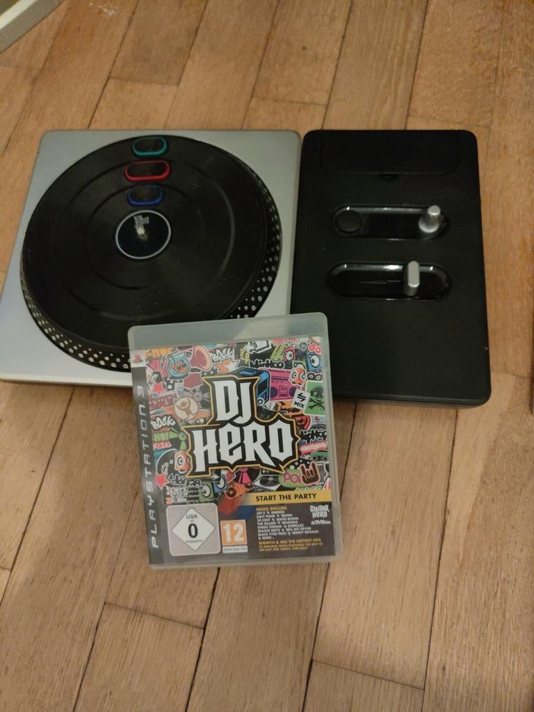 Verschillende PlayStation 3-games + DJ Hero-draaitafel met g, Games en Spelcomputers, Ophalen of Verzenden