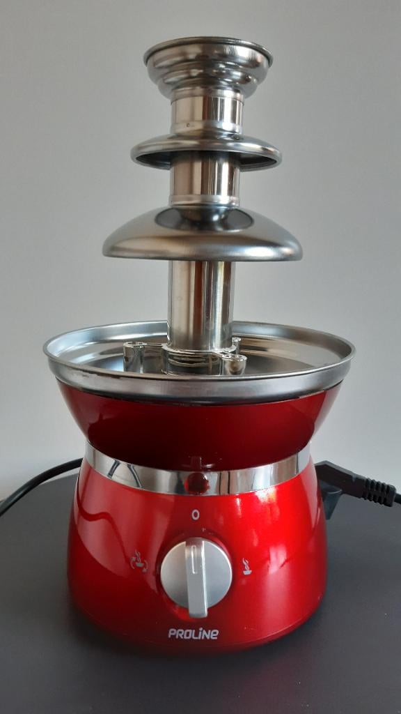 Proline chocoladefontein, Electroménager, Fondue, Enlèvement ou Envoi, Comme neuf, Électrique, Service à fondue